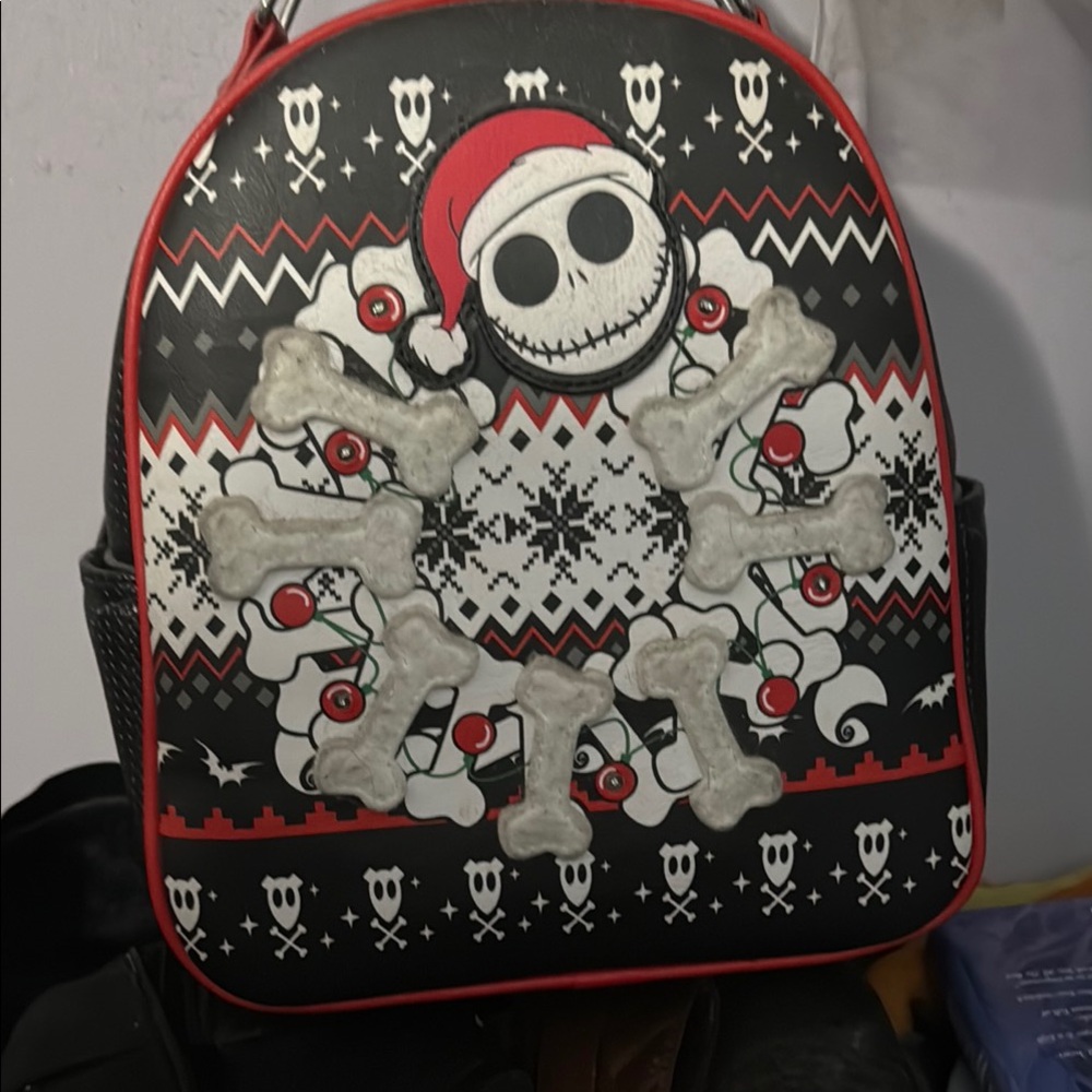 Festive Skull And Bones Backpack - image 1